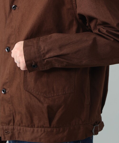 ブルゾン アウター *A VONTADE / コットンヘンプ ショートブルゾン メンズの画像