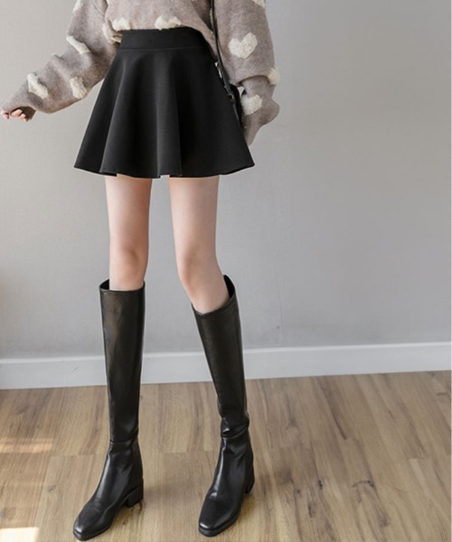 スカート ウールライク フレア ミニスカート : ZOZOTOWN Yahoo!店