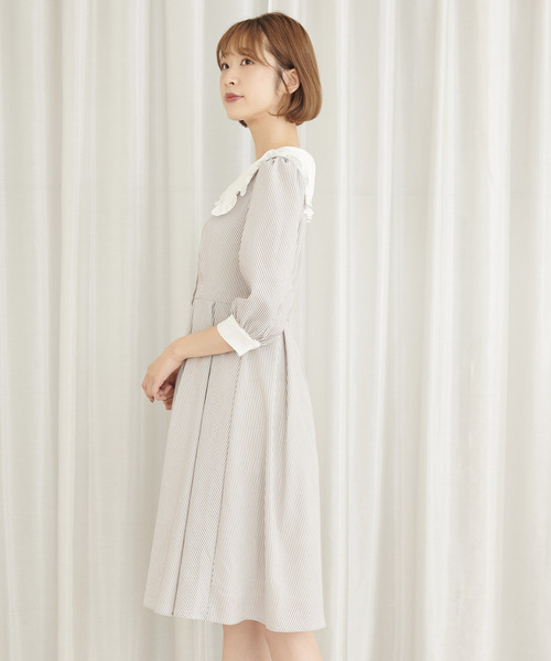 「TITTY&CO.」 半袖ワンピース MEDIUM ライトブルー レディース_画像2