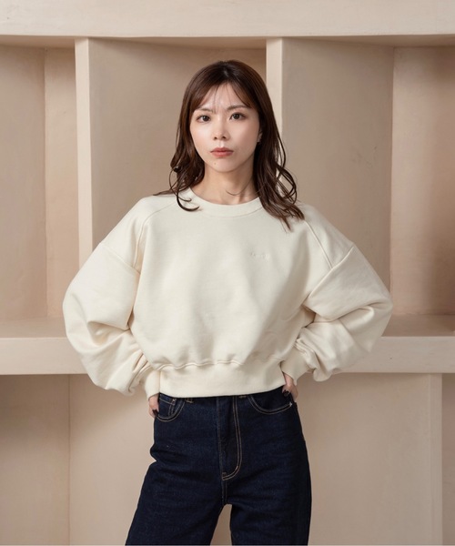 I_am（アイアム） トレーナー スウェット collab embroidered logo