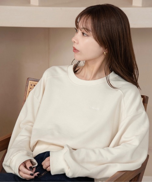 I_am（アイアム） トレーナー スウェット collab embroidered logo