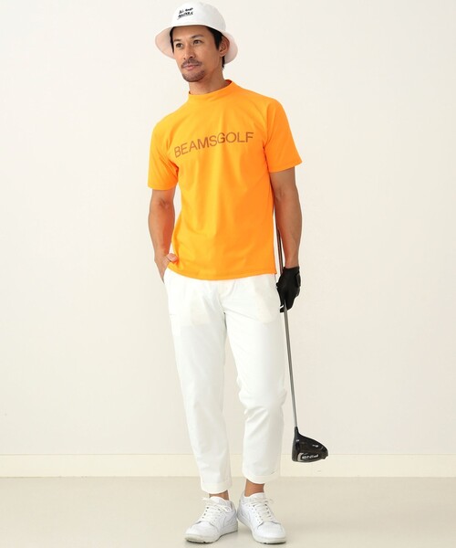 BEAMS GOLF（ビームス ゴルフ） 半袖Tシャツ X-LARGE オレンジ メンズ