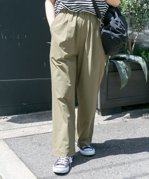 「FORK&SPOON」 イージーパンツ 2 ブラック レディース_画像9