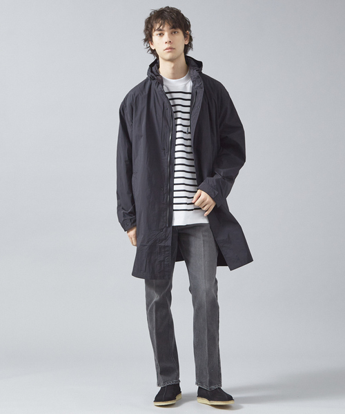 「Pyrenex」 ステンカラーコート L ブラック メンズ_画像3