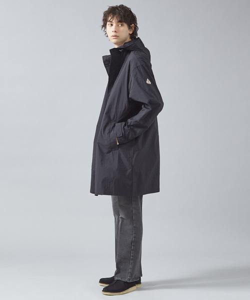 「Pyrenex」 ステンカラーコート L ブラック メンズ_画像4