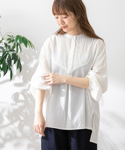 「URBAN RESEARCH Sonny Label」 長袖ブラウス FREE グレー レディース_画像2