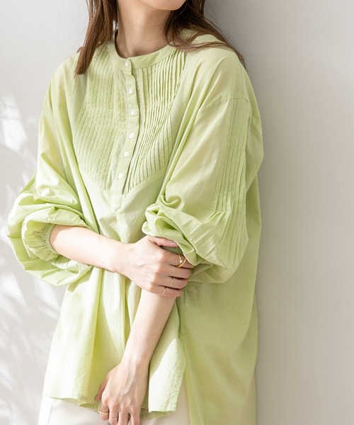 「URBAN RESEARCH Sonny Label」 長袖ブラウス FREE グレー レディース_画像3