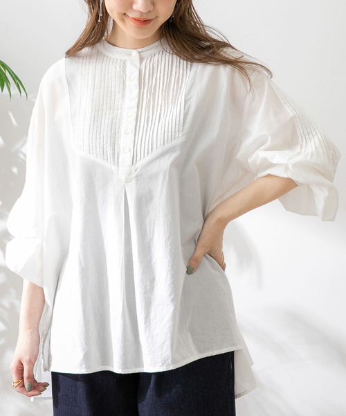 「URBAN RESEARCH Sonny Label」 長袖ブラウス FREE グレー レディース_画像6