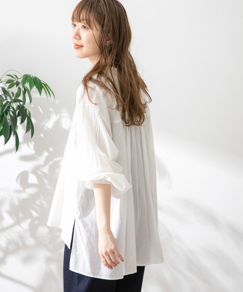 「URBAN RESEARCH Sonny Label」 長袖ブラウス FREE グレー レディース_画像10