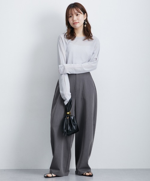 「nissen」 パンツ S グレー レディース_画像7