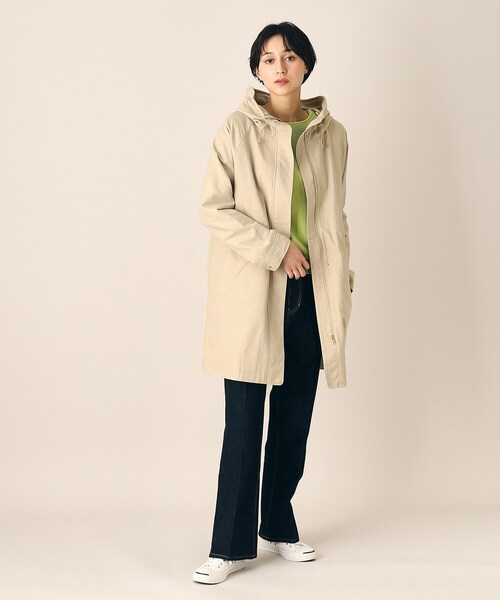 「Dessin」 コート 02 サックスブルー レディース_画像4