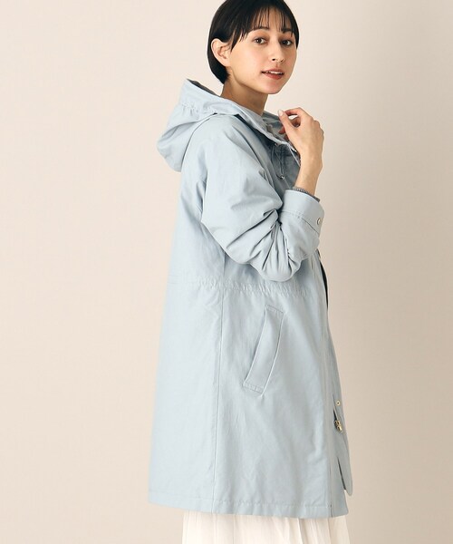 「Dessin」 コート 02 サックスブルー レディース_画像6