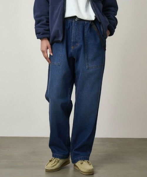 STYLISE パンツ 「GRAMICCI」STRETCH DENIM LOOSE TAPERED RIDGE PANT