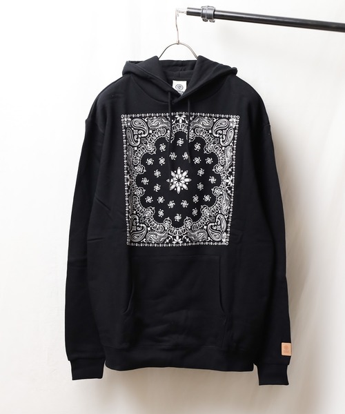 「FRANKLIN & MARSHALL」 プルオーバーパーカー MEDIUM ブラック レディース_画像4