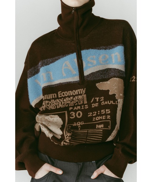 Knuth Marf（クヌースマーフ） ニット セーター concept jacquard knit