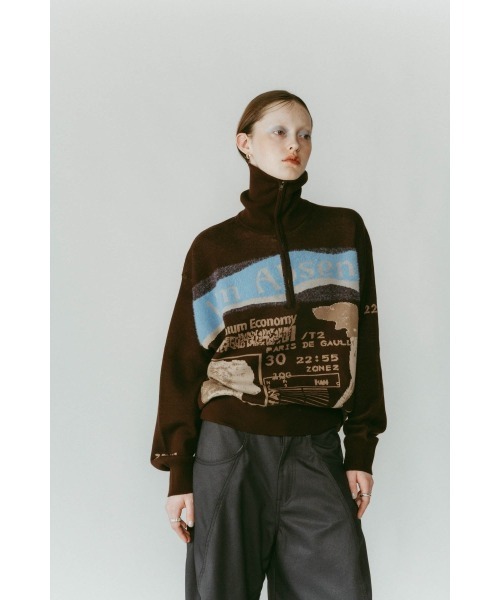 Knuth Marf（クヌースマーフ） ニット セーター concept jacquard knit