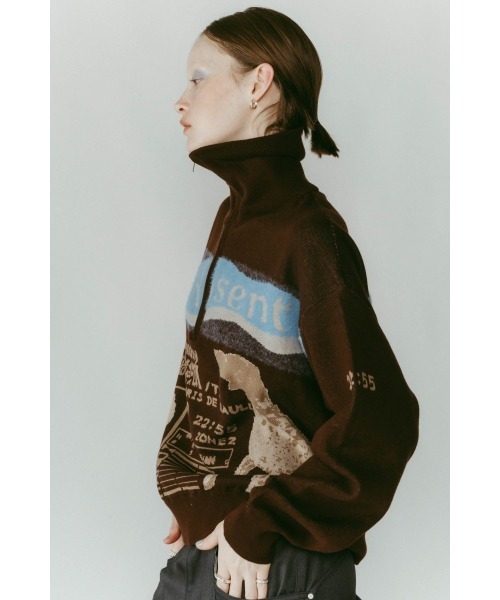 Knuth Marf（クヌースマーフ） ニット セーター concept jacquard knit