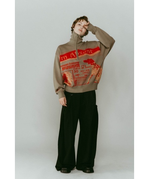 Knuth Marf（クヌースマーフ） ニット セーター concept jacquard knit