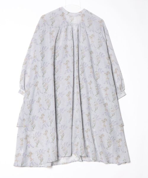 「KBF」 長袖ワンピース ONE グレー レディース_画像2