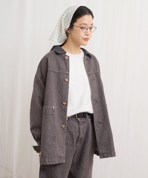 fig London（フィグロンドン） カバーオール colored denim coverall