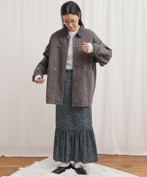 fig London（フィグロンドン） カバーオール colored denim coverall