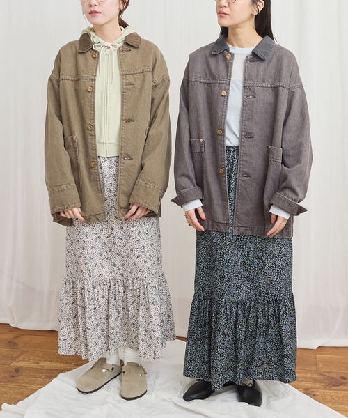 fig London（フィグロンドン） カバーオール colored denim coverall