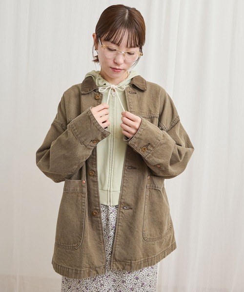 fig London（フィグロンドン） カバーオール colored denim coverall