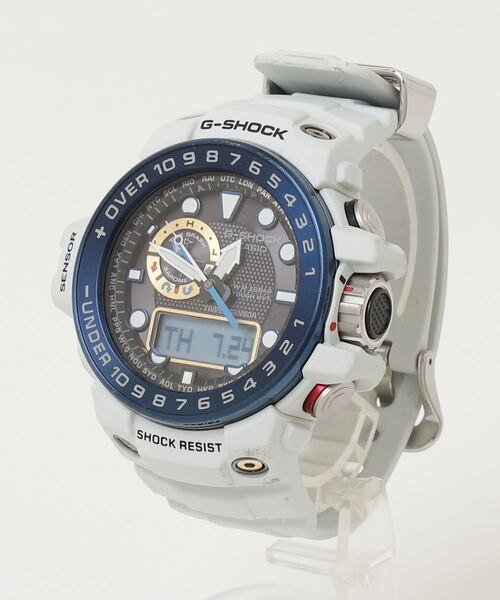 G-SHOCK ホワイト/ネイビー 腕時計 G-SHOCK 「G-SHOCK」 アナログ腕時計 FREE ブルー メンズ : ZOZOTOWN