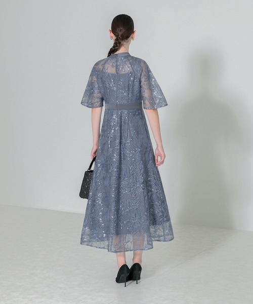 「Leja」 半袖ワンピース MEDIUM ブラウン レディースの画像