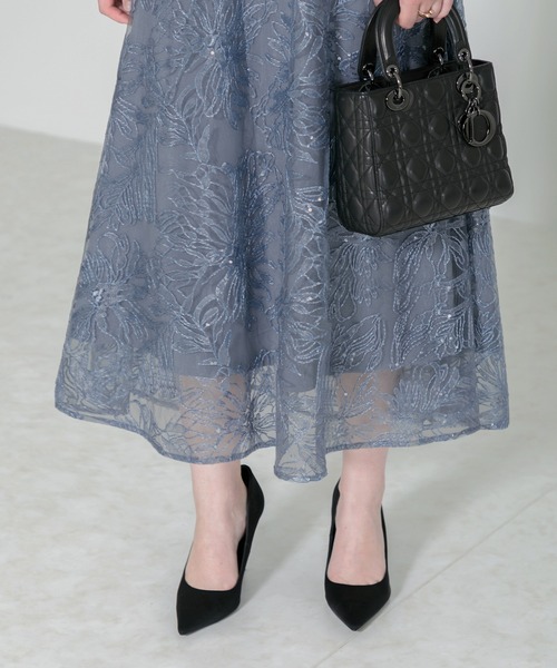 「Leja」 半袖ワンピース MEDIUM ブラウン レディースの画像
