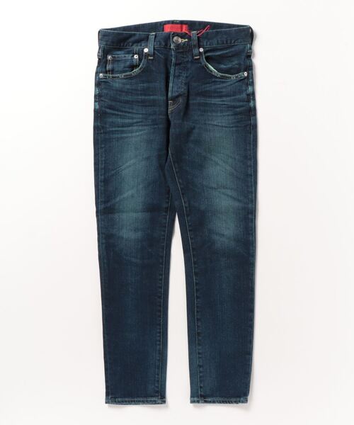 ①RED CARD レッドカード ストレッチ イージーデニム パンツ28 RED CARD TOKYO（レッドカード トーキョー） デニムパンツ 28 ネイビー