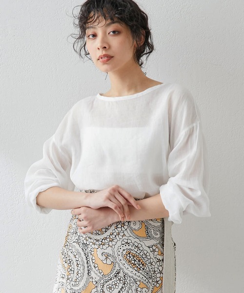 「Whim Gazette」 長袖ブラウス FREE ピンク レディース_画像2