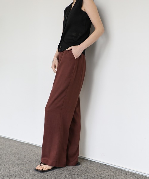 「select MOCA Et」 スラックス MEDIUM ベージュ レディース_画像4