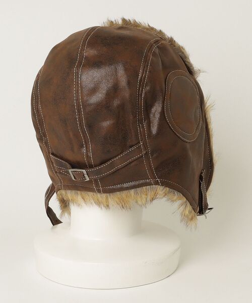 FUNdaysion 帽子 ハット フェイクファー トラッパーハット レディース