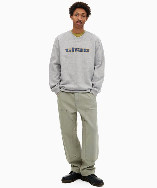 「thisisneverthat」 スウェットカットソー X-LARGE ヘザーグレー メンズ_画像6