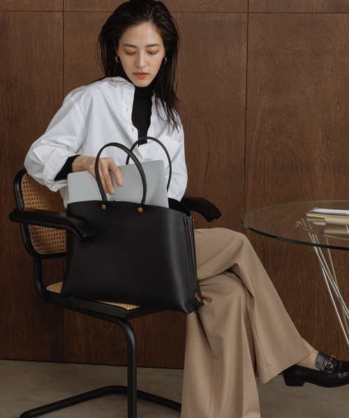 「E'POR」 2WAYバッグ FREE ダークブラウン レディース_画像4