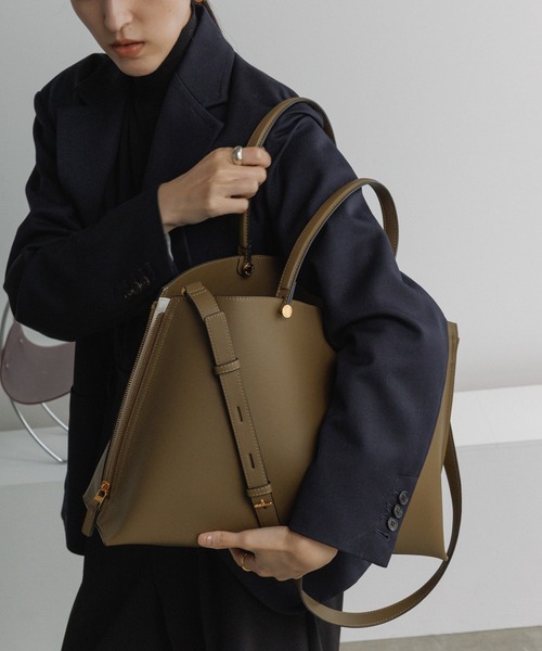 「E'POR」 2WAYバッグ FREE ダークブラウン レディース_画像8