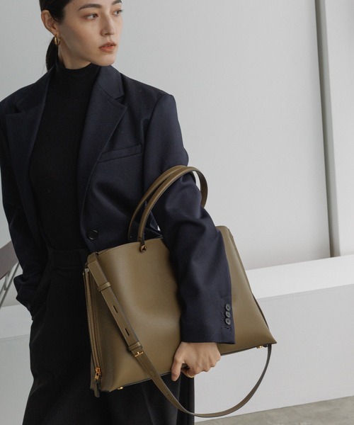 「E'POR」 2WAYバッグ FREE ダークブラウン レディース_画像9