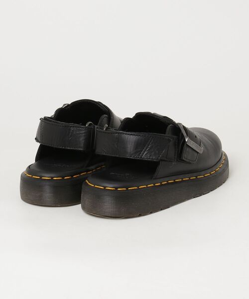 Dr.Martin 黒いフリンジ付きスエードモカシン Dr.Martin 黒いフリンジ