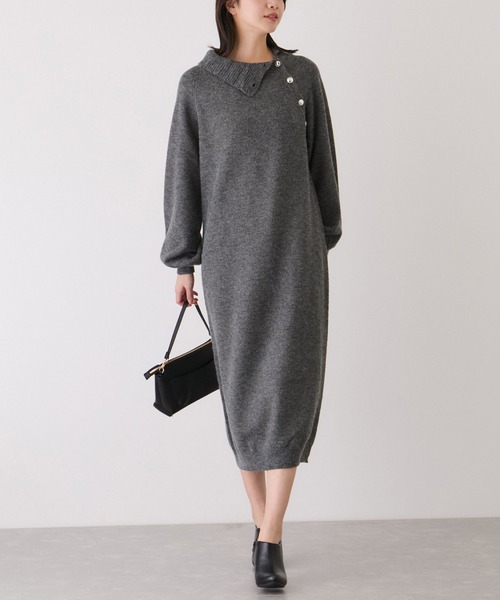 JAYRO（ジャイロ） ワンピース 金ボタンニットワンピース : ZOZOTOWN