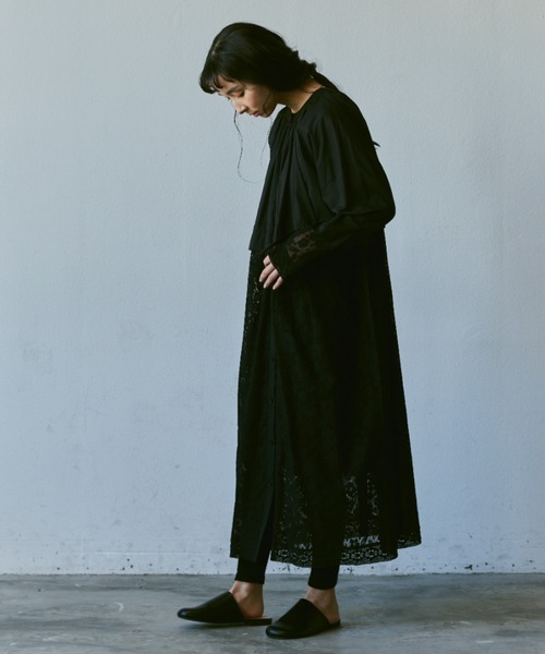 「Libra Cue」 フラットサンダル M ブラック レディース_画像6