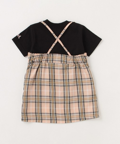 「X-girl Stages」 「KIDS」キャミソールワンピース 130cm ブラック キッズ_画像2