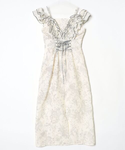 「dazzlin」 ノースリーブワンピース SMALL アイボリー レディースの画像