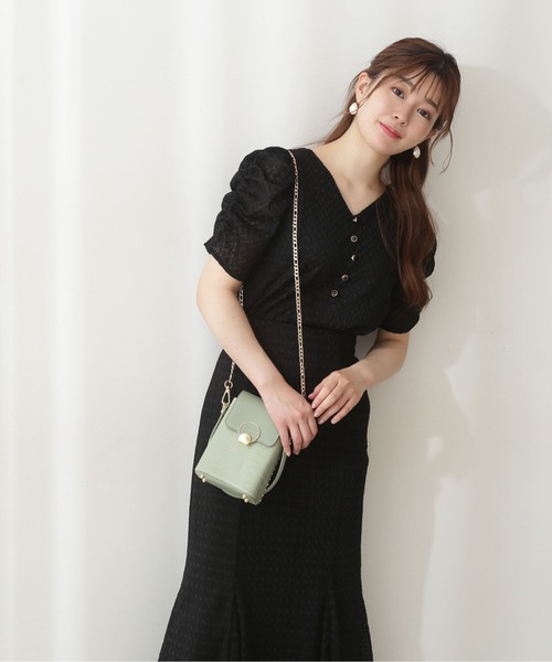 「PROPORTION BODY DRESSING」 半袖ブラウス MEDIUM ボルドー レディース_画像6
