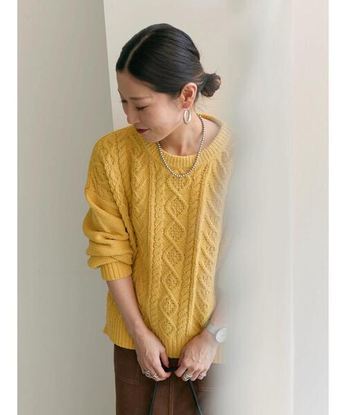 Samansa Mos2 blue（サマンサモスモスブルー） ニット セーター ラメ