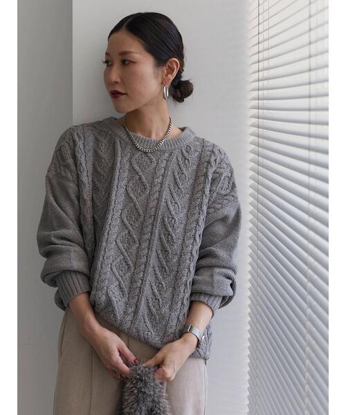 モラビト⭐シンプルセーター♪美品⭐️ Samansa Mos2 blue（サマンサモスモスブルー） ニット セーター ラメ