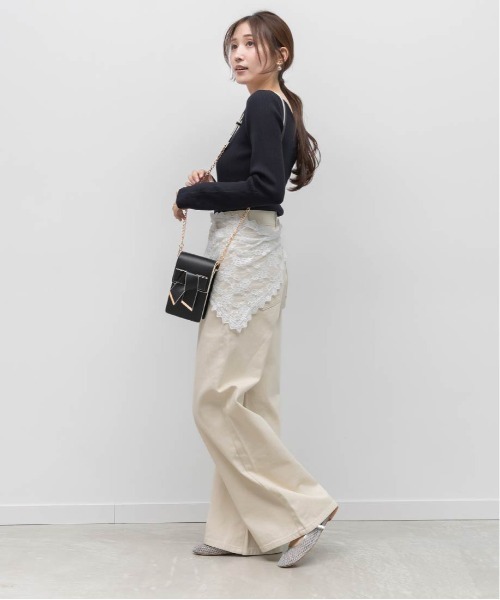 RANDA（ランダ） ショルダーバッグ バッグ リボンベルトミニショルダー