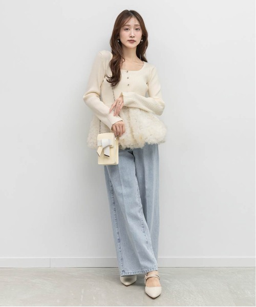 RANDA（ランダ） ショルダーバッグ バッグ リボンベルトミニショルダー