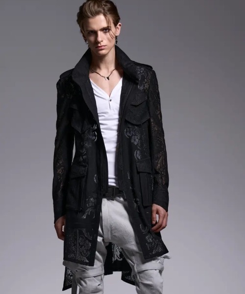 kiryuyrik（キリュウキリュウ） ミリタリージャケット モッズコート