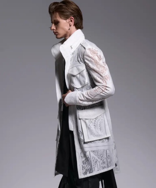 kiryuyrik（キリュウキリュウ） ミリタリージャケット モッズコート